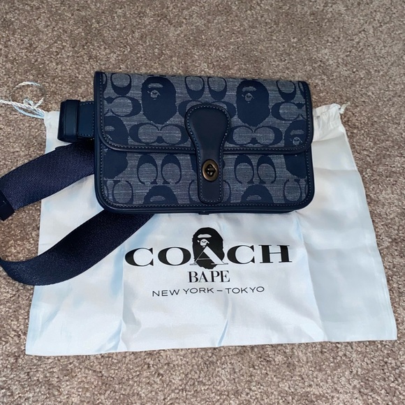 Coach Turnlock Tab Belt Bag Crossbody 